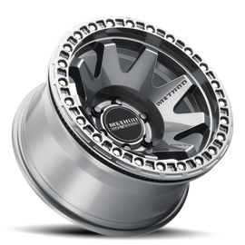 Aluminum Wheels 17x9 MR108 Bolt Pattern 6 On 139.7 Offset -44 Lip Size 0.63 Gloss Titanium GY Method