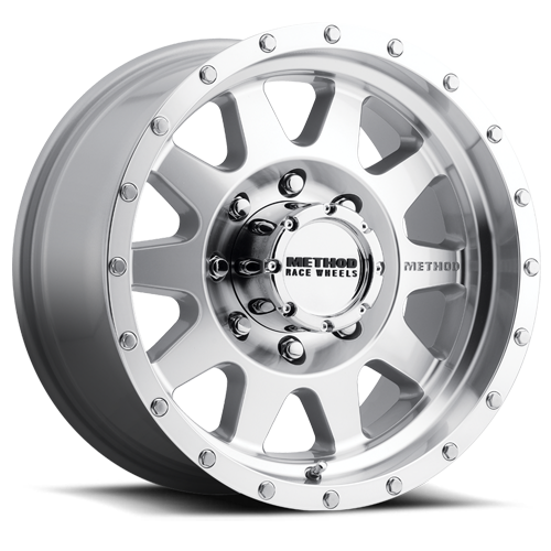 Aluminum Wheels 20x9 The Standard MR301 Bolt Pattern 8 On 165.1 Offset 18 Lip Size 3.7 Machined SL Clear Coat Method