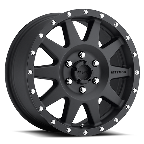 Aluminum Wheels 15x7 The Standard MR301 Bolt Pattern 6 On 139.7 Offset -6 Lip Size 2.36 Matte Black MB Method