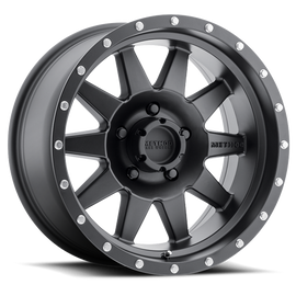 Aluminum Wheels 17x8.5 The Standard MR301 Bolt Pattern 5 On 127 Offset 0 Lip Size 2.76 Matte Black MB Method
