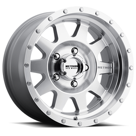 Aluminum Wheels 17x9 The Standard MR301 Bolt Pattern 5 On 139.7 Offset -12 Lip Size 3.46 Machined SL Clear Coat Method