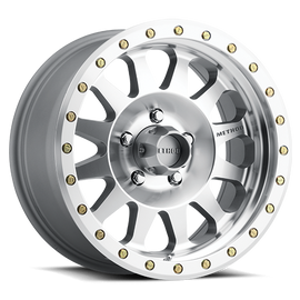 Aluminum Wheels 20x10 Double Standard MR304 Bolt Pattern 5 On 139.7 Offset -18 Lip Size 3.9 Machined SL Clear Coat Method