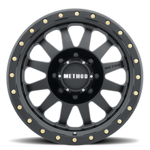 Load image into Gallery viewer, Aluminum Wheels 20x10 Double Standard MR304 Bolt Pattern 8 On 165.1 Offset -18 Lip Size 3.9 Matte Black MB Method