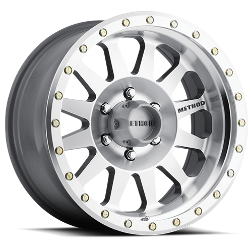 Aluminum Wheels 17x8.5 Double Standard MR304 Bolt Pattern 6 On 135 Offset 0 Lip Size 2.6 Machined SL Clear Coat Method