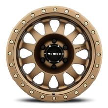 Load image into Gallery viewer, Aluminum Wheels 17x8.5 Double Standard MR304 Bolt Pattern 6 On 135 Offset 0 Lip Size 3.07 Method Bronze BRZ Method