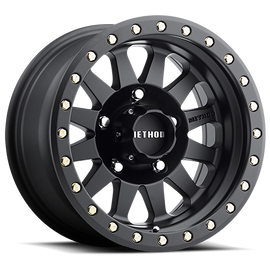 Aluminum Wheels 17x8.5 Double Standard MR304 Bolt Pattern 5 On 127 Offset 0 Lip Size 3.07 Matte Black MB Method