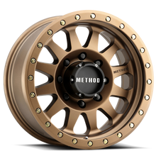 Load image into Gallery viewer, Aluminum Wheels 17x8.5 Double Standard MR304 Bolt Pattern 8 On 165.1 Offset 0 Lip Size 2.6 Method Bronze BRZ Method