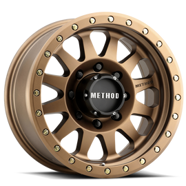 Aluminum Wheels 17x8.5 Double Standard MR304 Bolt Pattern 8 On 165.1 Offset 0 Lip Size 2.6 Method Bronze BRZ Method