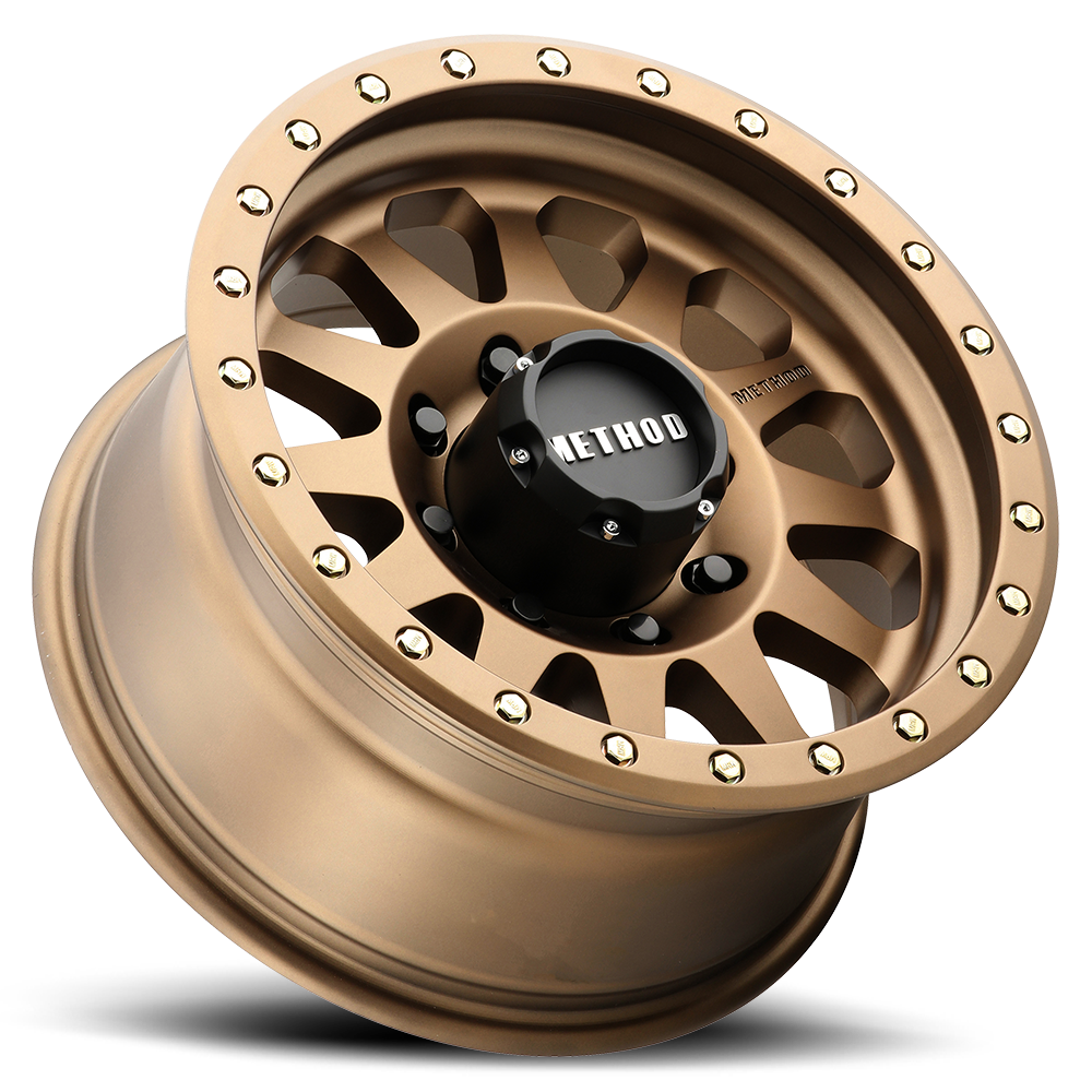 Aluminum Wheels 17x8.5 Double Standard MR304 Bolt Pattern 8 On 165.1 Offset 0 Lip Size 2.6 Method Bronze BRZ Method