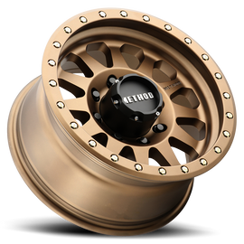 Aluminum Wheels 17x8.5 Double Standard MR304 Bolt Pattern 8 On 170 Offset 0 Lip Size 2.6 Method Bronze BRZ Method