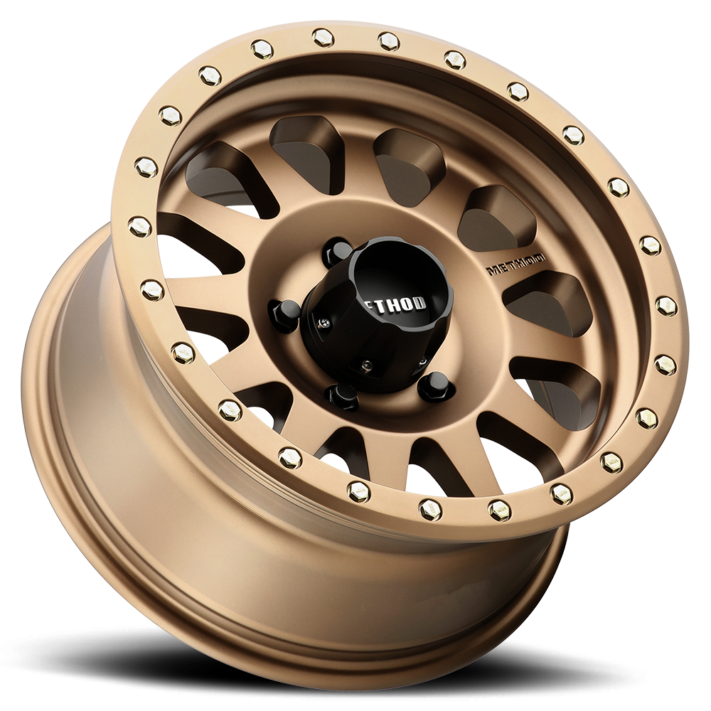 Aluminum Wheels 18x9 Double Standard MR304 Bolt Pattern 5 On 150 Offset 25 Lip Size 2.44 Method Bronze BRZ Method
