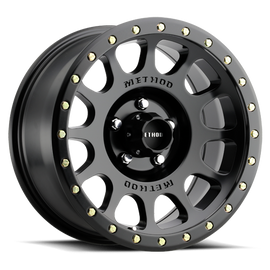 Aluminum Wheels 16x8 NV MR305 Bolt Pattern 5 On 114.3 Offset 0 Lip Size 1.57 Matte Black MB Method