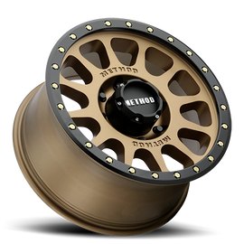 Aluminum Wheels 17x8.5 NV MR305 Bolt Pattern 6 On 135 Offset 25 Lip Size 1.18 Method Bronze BRZ Black Street Loc Method