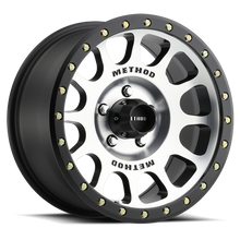 Load image into Gallery viewer, Aluminum Wheels 17x8.5 NV MR305 Bolt Pattern 5 On 127 Offset 0 Lip Size 1.3 Black BM Machined Face-Black Street Loc Method