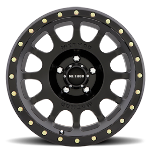 Aluminum Wheels 17x8.5 NV MR305 Bolt Pattern 5 On 127 Offset 25 Lip Size 1.18 Matte Black MB Method