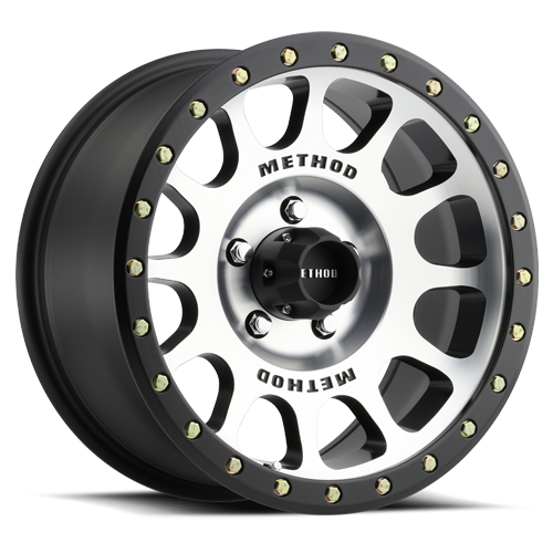 Aluminum Wheels 17x8.5 NV MR305 Bolt Pattern 5 On 150 Offset 0 Lip Size 1.3 Black BM Machined Face-Black Street Loc Method