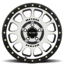 Load image into Gallery viewer, Aluminum Wheels 17x8.5 NV MR305 Bolt Pattern 5 On 150 Offset 0 Lip Size 1.3 Black BM Machined Face-Black Street Loc Method