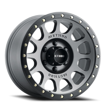 Load image into Gallery viewer, Aluminum Wheels 17x8.5 NV MR305 Bolt Pattern 5 On 150 Offset 0 Lip Size 1.3 Titanium TT Matte Black Lip Method