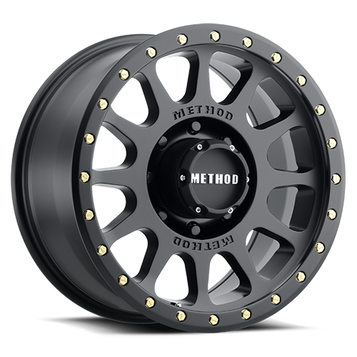 Aluminum Wheels 17x8.5 NV HD MR305 Bolt Pattern 8 On 165.1 Offset 0 Lip Size 1.26 Matte Black MB Method