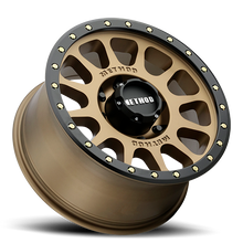 Load image into Gallery viewer, Aluminum Wheels 18x9 NV MR305 Bolt Pattern 6 On 135 Offset 18 Lip Size 1.38 Method Bronze BRZ Black Street Loc Method