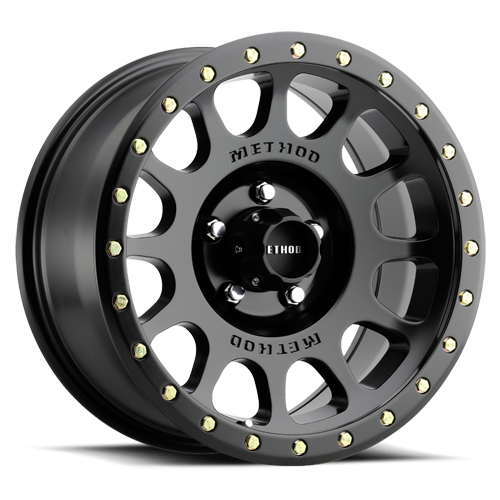 Aluminum Wheels 18x9 NV MR305 Bolt Pattern 5 On 150 Offset 25 Lip Size 1.38 Matte Black MB Method