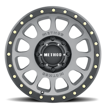 Load image into Gallery viewer, Aluminum Wheels 18x9 NV MR305 Bolt Pattern 8 On 170 Offset 18 Lip Size 1.38 Titanium TT Matte Black Lip Method