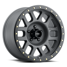 Load image into Gallery viewer, Aluminum Wheels 17x8.5 Grid MR309 Bolt Pattern 5 On 127 Offset 0 Lip Size 1.61 Titanium GY Black Street Loc Method
