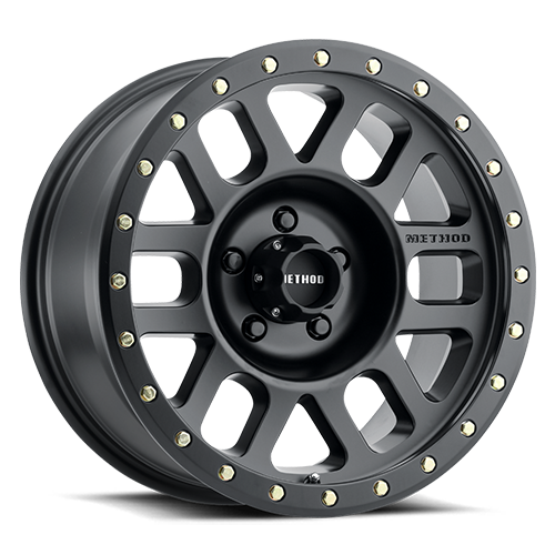Aluminum Wheels 17x8.5 Grid MR309 Bolt Pattern 5 On 150 Offset 0 Lip Size 1.61 Matte Black MB Method