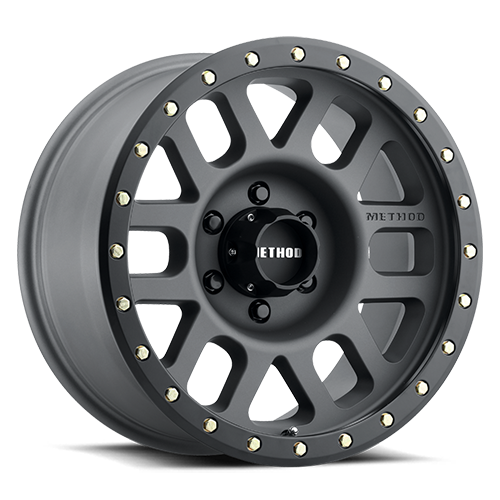 Aluminum Wheels 18x9 Grid MR309 Bolt Pattern 6 On 139.7 Offset 0 Lip Size 1.69 Matte Black MB Method