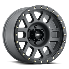 Aluminum Wheels 18x9 Grid MR309 Bolt Pattern 6 On 139.7 Offset 0 Lip Size 1.69 Matte Black MB Method