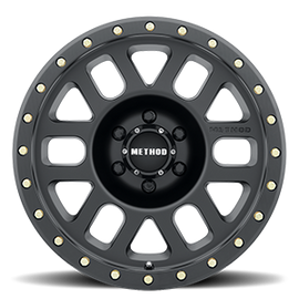 Aluminum Wheels 18x9 Grid MR309 Bolt Pattern 6 On 139.7 Offset 0 Lip Size 1.69 Matte Black MB Method