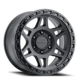 Aluminum Wheels 17x8.5 MR312 Bolt Pattern 6 On 135 Offset 0 Lip Size 0.98 Double Matte Black MBGL Gloss Black Lip Method