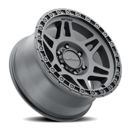 Aluminum Wheels 17x8.5 MR312 Bolt Pattern 6 On 135 Offset 0 Lip Size 0.98 Double Matte Black MBGL Gloss Black Lip Method