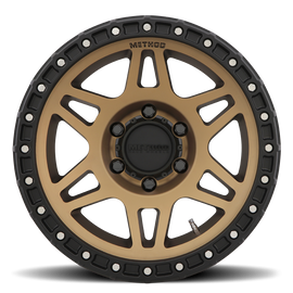 Aluminum Wheels 17x8.5 MR312 Bolt Pattern 6 On 120 Offset 0 Lip Size 0.98 Method Bronze BRZ Matte Black Lip Method