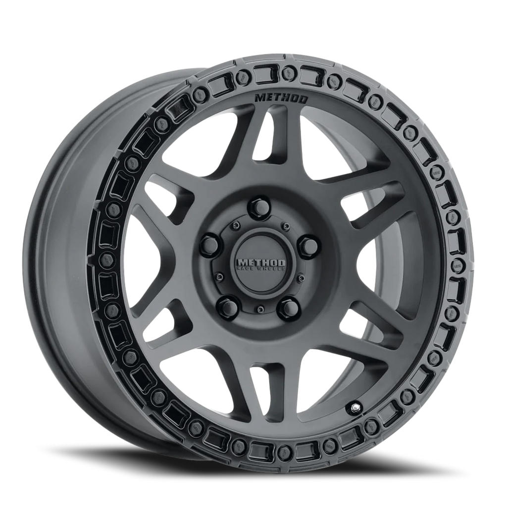 Aluminum Wheels 17x9 MR312 Bolt Pattern 5 On 127 Offset -12 Lip Size 0.91 Double Matte Black MBGL Gloss Black Lip Method