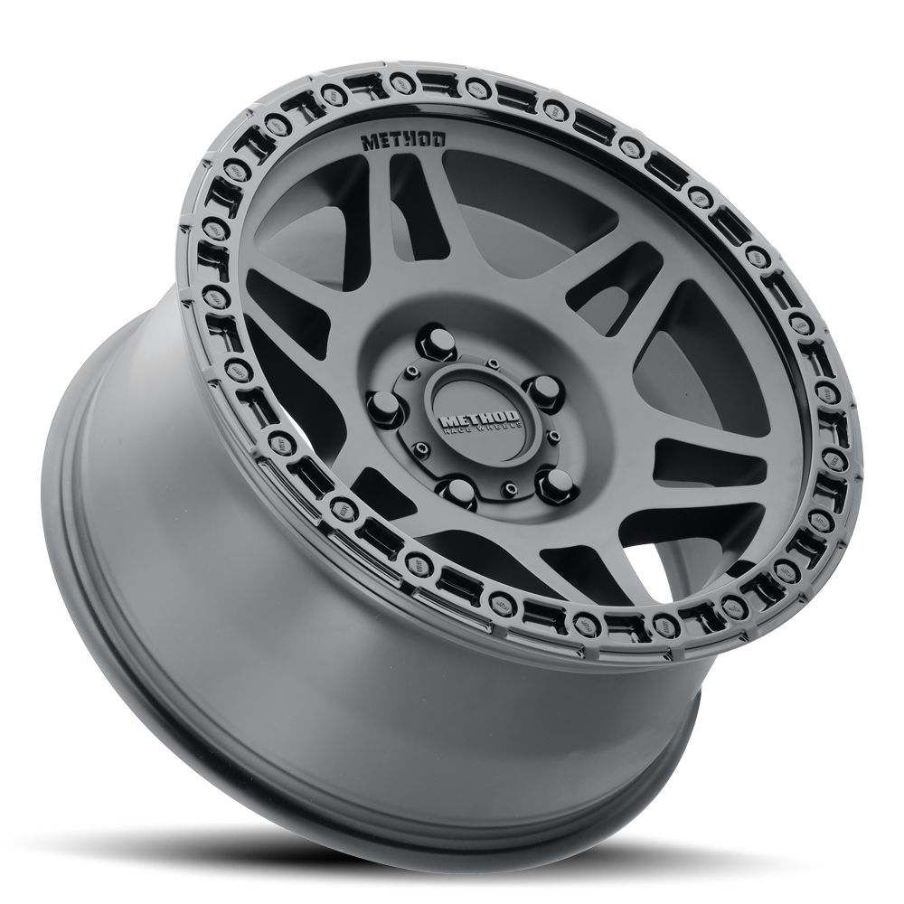 Aluminum Wheels 17x9 MR312 Bolt Pattern 5 On 127 Offset -12 Lip Size 0.91 Double Matte Black MBGL Gloss Black Lip Method