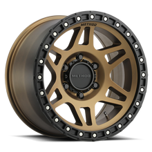 Load image into Gallery viewer, Aluminum Wheels 18x9 MR312 Bolt Pattern 5 On 150 Offset 18 Lip Size 0.91 Method Bronze BRZ Matte Black Lip Method