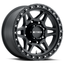Load image into Gallery viewer, Aluminum Wheels 18x9 MR312 Bolt Pattern 8 On 180 Offset 18 Lip Size 0.91 Matte Black MB Method