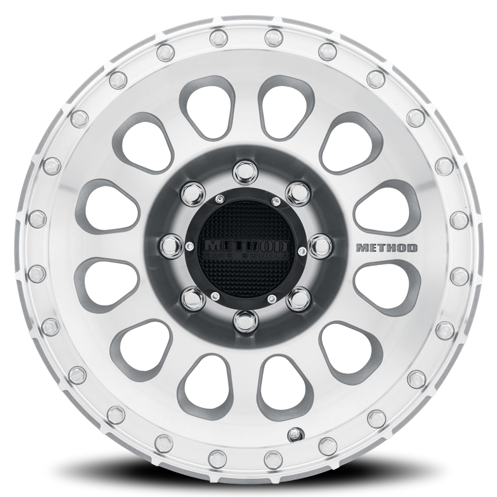 Aluminum Wheels 20x10 MR315 Bolt Pattern 8 On 165.1 Offset -18 Lip Size 3.27 Machined SL Clear Coat Method