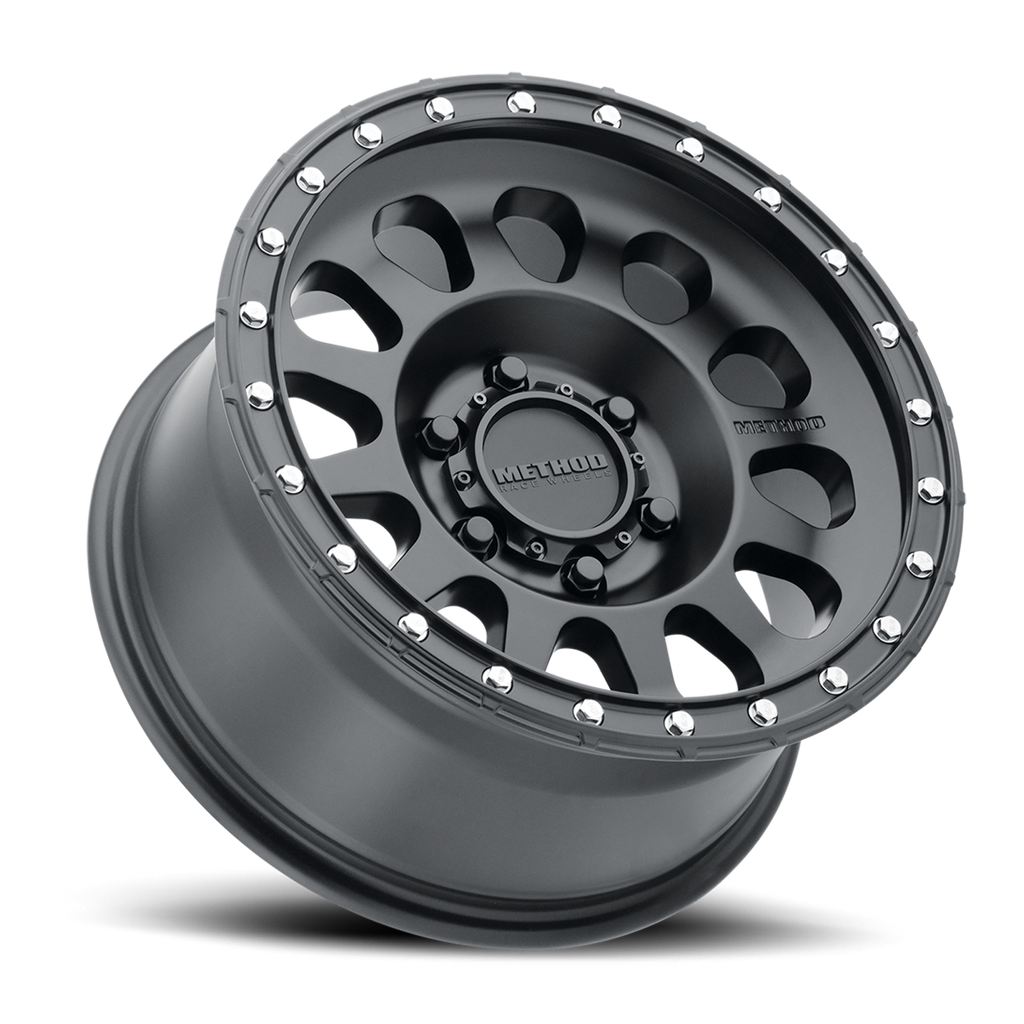 Aluminum Wheels 20x9 MR315 Bolt Pattern 6 On 139.7 Offset 18 Lip Size 2.13 Matte Black MB Method