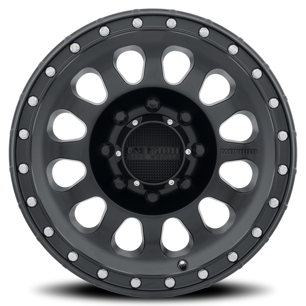 Aluminum Wheels 20x9 MR315 Bolt Pattern 8 On 165.1 Offset 18 Lip Size 2.13 Matte Black MB Method
