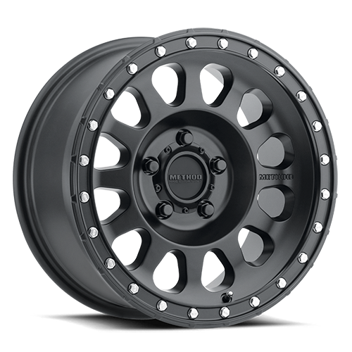 Aluminum Wheels 18x9 MR315 Bolt Pattern 5 On 150 Offset 18 Lip Size 1.65 Matte Black MB Method