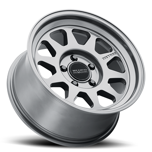 Aluminum Wheels 17x8 MR316 Bolt Pattern 5 On 127 Offset 25 Lip Size 1.5 Gloss Titanium TT Method