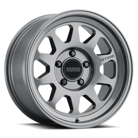 Aluminum Wheels 17x8 MR316 Bolt Pattern 5 On 150 Offset 25 Lip Size 1.5 Gloss Titanium TT Method