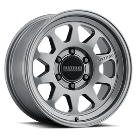 Aluminum Wheels 17x8 MR316 Bolt Pattern 6 On 139.7 Offset 25 Lip Size 1.5 Gloss Titanium TT Method