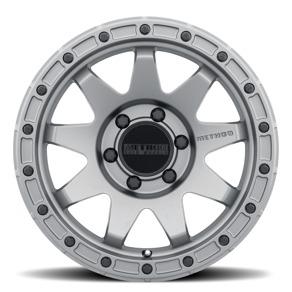Aluminum Wheels 20x9 MR317 Bolt Pattern 6 On 139.7 Offset 18 Lip Size 0.83 Matte Titanium GY Method