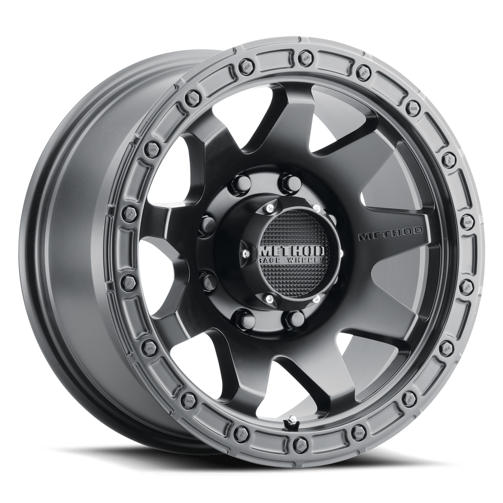Aluminum Wheels 20x9 MR317 Bolt Pattern 8 On 170 Offset 18 Lip Size 0.83 Matte Black MB Method