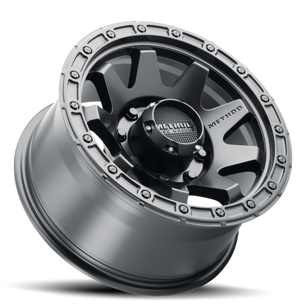 Aluminum Wheels 20x9 MR317 Bolt Pattern 8 On 170 Offset 18 Lip Size 0.83 Matte Black MB Method