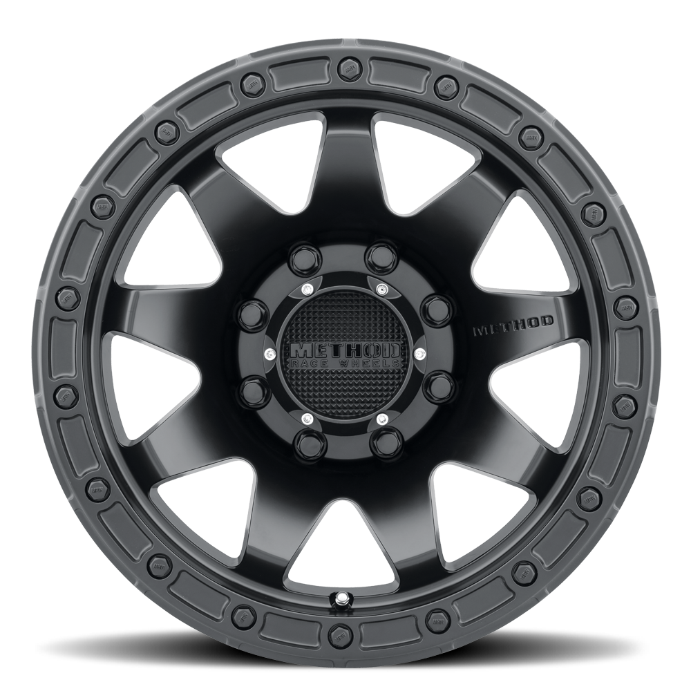 Aluminum Wheels 20x9 MR317 Bolt Pattern 8 On 170 Offset 18 Lip Size 0.83 Matte Black MB Method