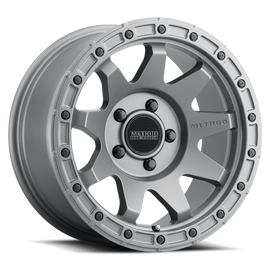 Aluminum Wheels 17x8.5 MR317 Bolt Pattern 5 On 127 Offset 0 Lip Size 0.83 Matte Titanium GY Method